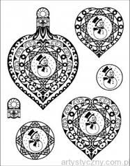 STEMPEL AKRYLOWY VIVA 031 ŚWIĄTECZNE BOMBKI 3D