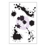 STEMPEL GUMOWY  - Paint Splatters PRIMA 580230