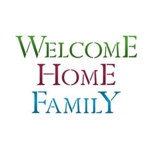 MASKA - SZABLON 21X29,7 KSG338 WELCOME HOME FAMILY