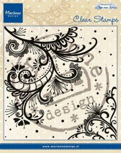 STEMPEL AKRYLOWY 1SZT ORNAMENTY MARIANNE CS0939