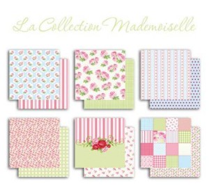 ZESTAW PAPIERÓW 30x30 6SZT MADEMOISELLE PS48 TOGA