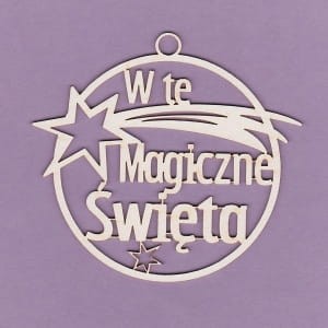 TEKTURKA ZAWIESZKA W MAGICZNE ŚWIĘTA 1,5mm 099 CraftyMoly