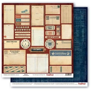 SCRAPBERRY'S PAPIER 30X30 MEMOS SCB220609307