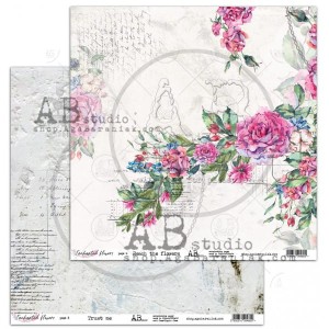 PAPIER 30X30 Trust me/Reach the flowers Page 3/4 Enchanted Flowers Aga Baraniak