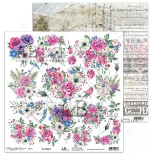 Papier 30x30 Blossom/Thorns in the heart Page 11/12 Enchanted flowers Aga Baraniak