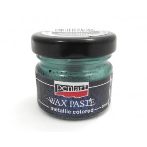 PASTA WOSKOWA TURKUSOWA METALICZNA 20ML PENTART