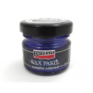 PASTA WOSKOWA NIEBIESKA METALICZNA 20ML PENTART