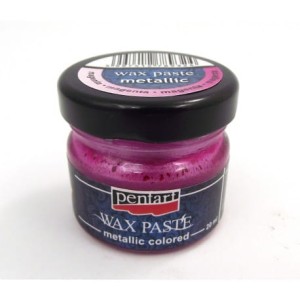 PASTA WOSKOWA MAGENTA METALIC 20ML PENTART