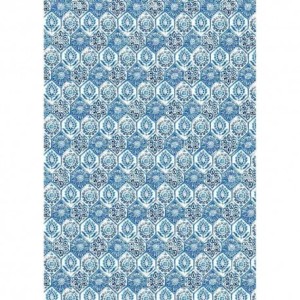 STAMPERIA PAPIER RYŻOWY A3 DFSA3014 AZULEJOS TŁO