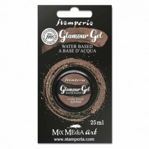 GLAMOUR ŻEL 20ML  K3P59E CIEMNE DREWNO STAMPERIA