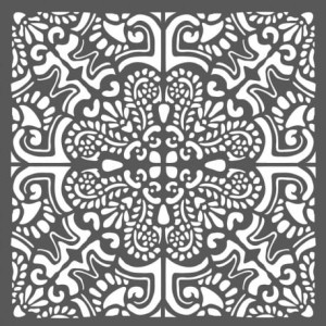 MASKA SZABLON 3D MIXMEDIA 18X18 KSTDQ26 AZULEJOS KAFELEK DUŻY STAMPERIA