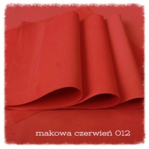 FOAMIRAN-PIANKA 30x35cm MAKOWA CZERWIEŃ