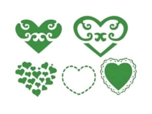 MASKA SZABLON 15X20cm SERCA KSD224 STAMPERIA