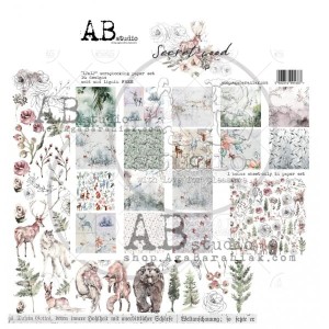 Papier 30x30 Secret Wood - ZESTAW- Aga Baraniak