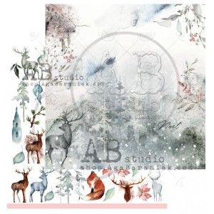 Papier 30x30 Secret Wood - sheet 6 - Aga Baraniak