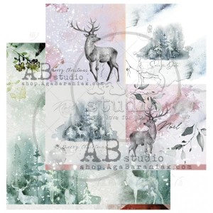 Papier 30x30 Secret Wood - sheet 1 - Aga Baraniak