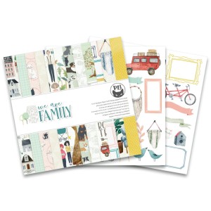 PIĄTEK 13-GO BLOCZEK PAPIERÓW 6X6 WE ARE FAMILY P13-FAM-09