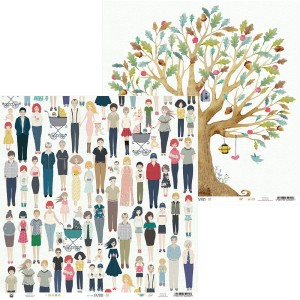 PIĄTEK 13-GO PAPIER 30X30 WE ARE FAMILY P13-FAM-03