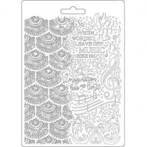 FOREMKA DO ODLEWÓW MOULD A5 MUZYKA MIXMEDIA K3PTA539 STAMPERIA