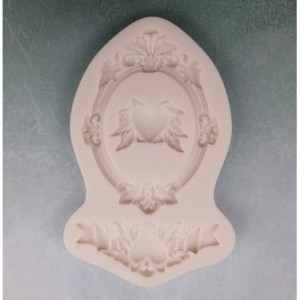 FOREMKA SILIKONOWA RAMKA MIXMEDIOWA Z SERCEM 510-908 STAMPERIA