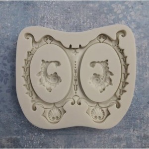 FOREMKA SILIKONOWA ORNAMENT PODWÓJNY 13x10,5cm 510-782 PENTART