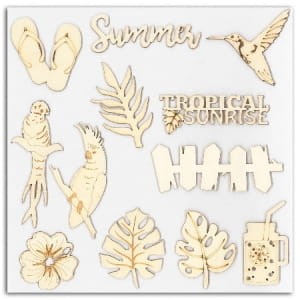 TOGA EL. DREWNIANE TROPICAL PARADISE AB44  12SZT