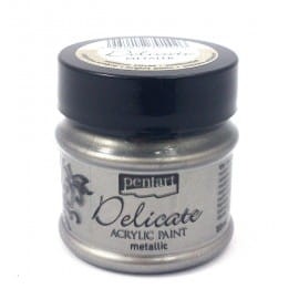 FARBA AKRYLOWA 50ML ANTYCZNE SREBRO DELICATE METALICZNA PENTART