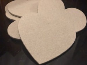 BAZA SERCE 150X150 LNIANE  ECOSCRAPBOOKING