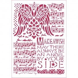 MASKA SZABLON 21X29,7 CM KSG435 MAKE A WISH
