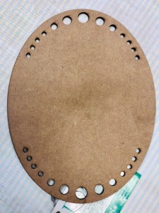 BAZA OVAL  MDF 13x17cm KF355 STAMPERIA