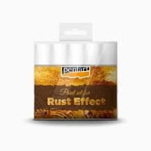 RUST EFFECT - efekt rdzy ZESTAW FARB 5x20ml 29762 PENTART