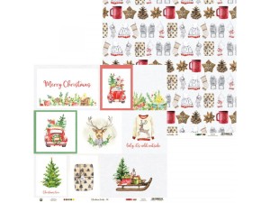PAPIER 30x30 CHRISTMAS TREATS  P13-CHT-05 PIATEK 13-STEGO