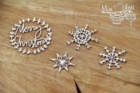 TEKTURKA ZESTAW BOŻE NARODZENIE 01 4302 SCRAPINIEC