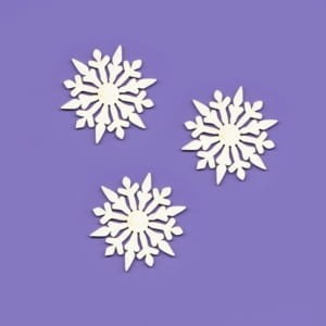 TEKTURKA ZIMOWA ŚNIEŻYNKI DUŻE 3 SZT 060D CRAFTY MOLY