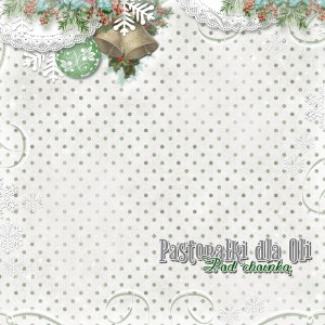 PAPIER PASTORAŁKI DLA OLI-POD CHOINKĄ