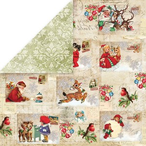 PAPIER 30X30 NORTH POLE 01 CRAFT&YOU
