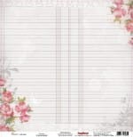 PAPIER 30X30 - Elegy - Peonies SCB2206043081 SCRAPBERRYS