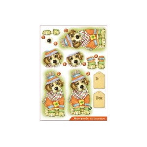 ELEMENTY 3D STAMPERIA  DF3DA505 PIESKI