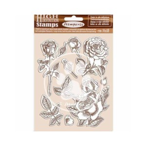 STEMPEL KAUCZUKOWY WTKCC198 PASSION RÓŻE 10 ELEMENTÓW