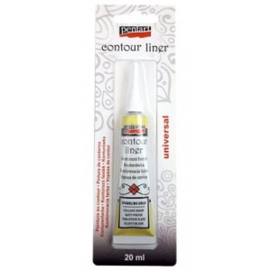 KONTURÓWKA PENTART 20ML METALICZNY ZŁOTY BROKATOWY 13038