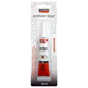 KONTURÓWKA PENTART 20ML CZERWONY 11032