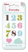 NAKLEJKI EPOXY SCB341204 EVERYDAY 11SZT SCRAPBERRYS