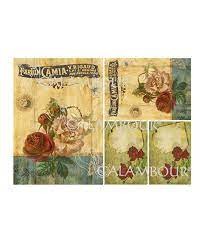 PAPIER KLASYCZNY 35x50cm RÓŻE DGE60 CALAMBOUR