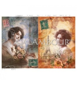 PAPIER KLASYCZNY 35x50cm PARIS DGE103 CALAMBOUR