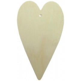 DREWNIANE SERCE  DUŻE 23X33CM 