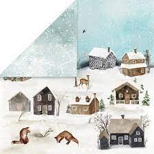 PAPIER 30X30 WINTER HOLIDAY 01 CRAFT&YOU