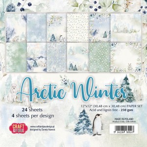 ZESTAW PAPIERÓW 15X15 ARCTIC WINTER CRAFT&YOU