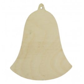 BAZA DZWONEK DREWNIANY 14X12CM 