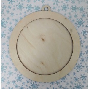 BAZA BOMBKA Z RANTEM OKRĄGŁA ŚREDNICA 20CM, ŚRODEK 16CM