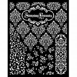 MASKA-SZABLON KSTD079 SLEEPENG BEAUTY 20X25CM STAMPERIA